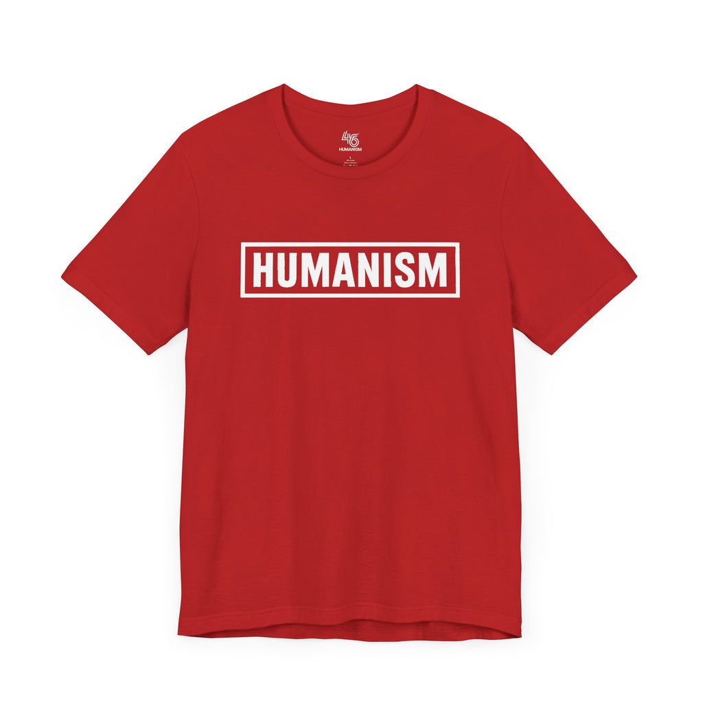 Humanism Unisex Tee - Short Sleeve Cotton Shirt, Casual Wear, Everyday Comfort