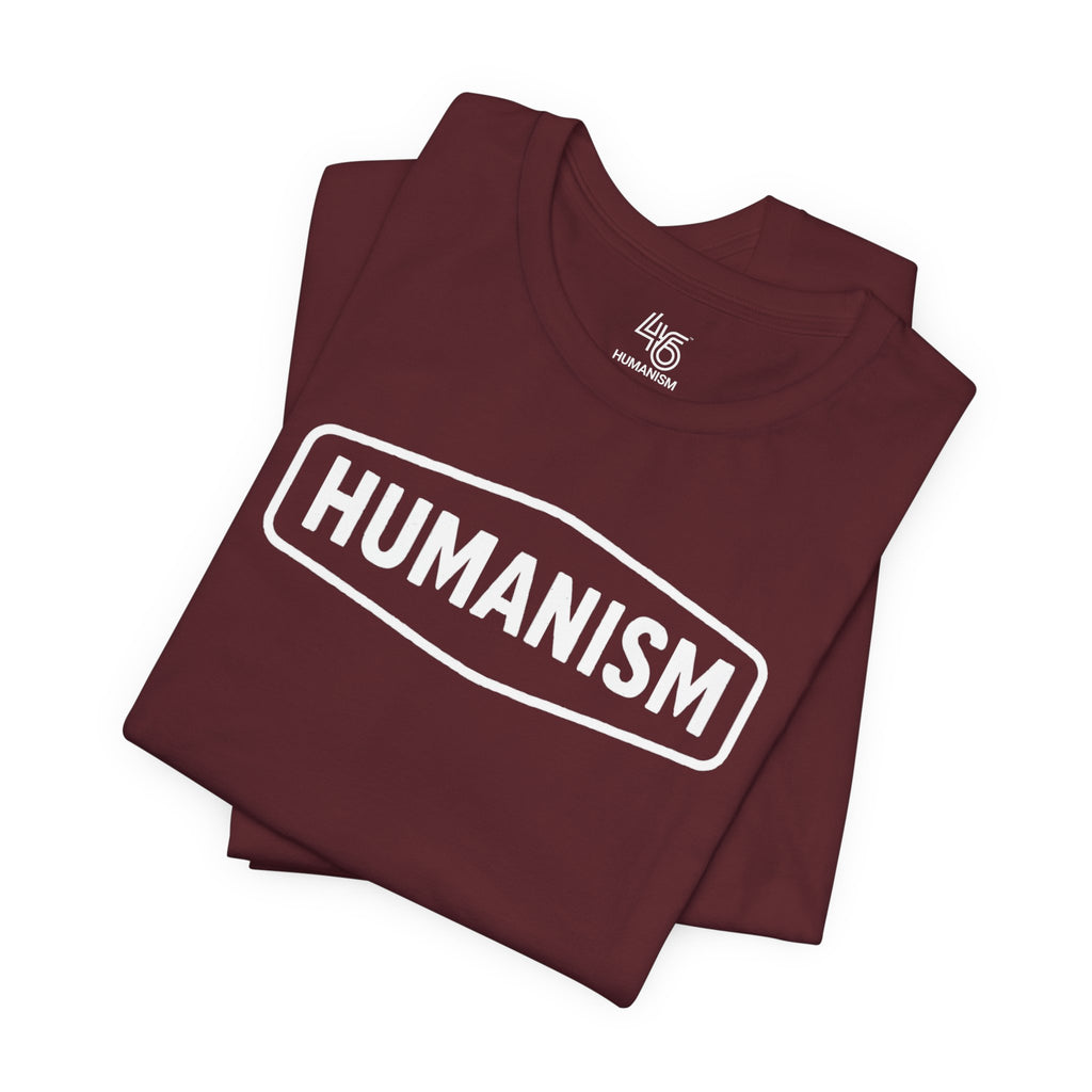 Humanism Unisex Jersey Tee - Casual Wear, Graphic Tee, Modern Fashion
