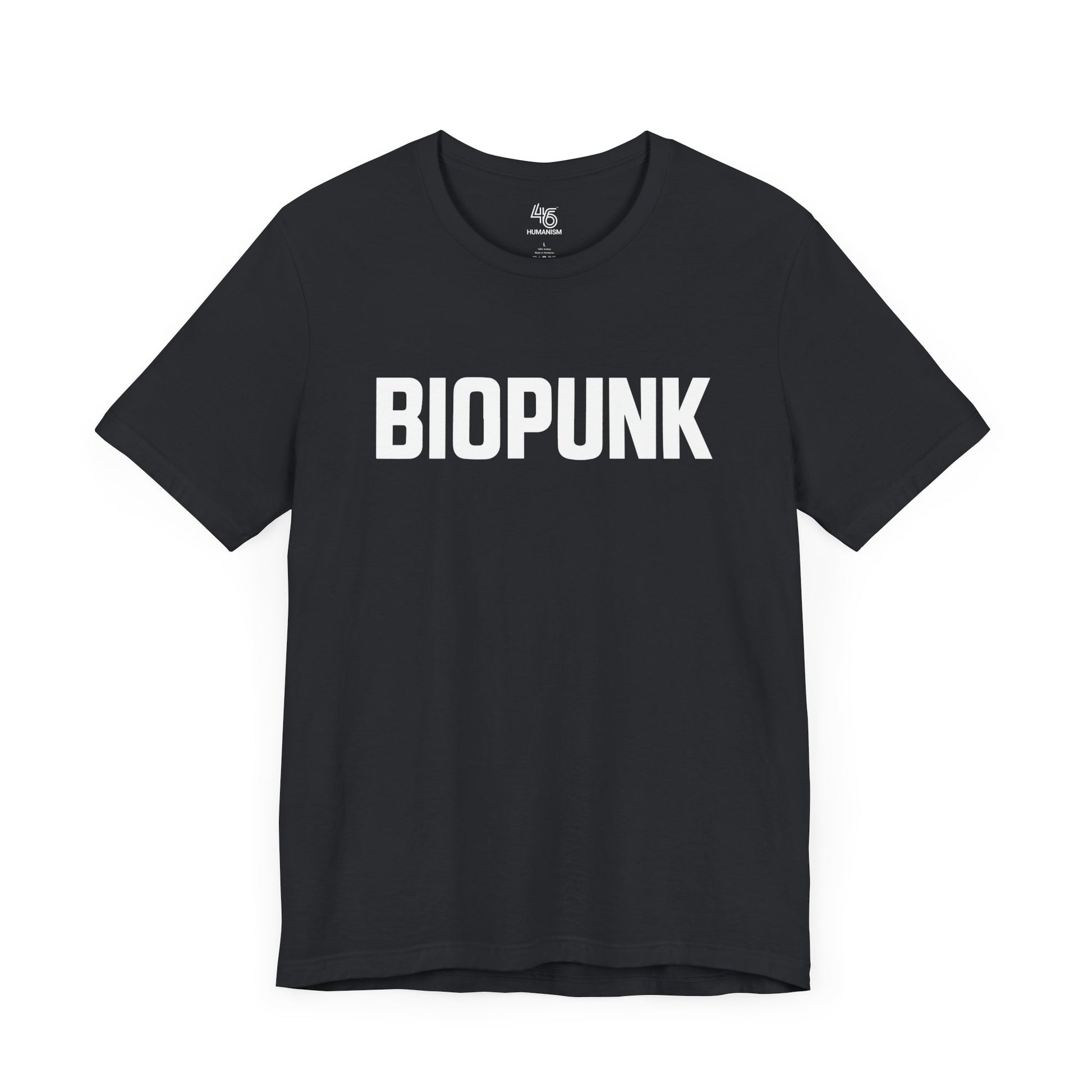 Biopunk Unisex Jersey Tee, Uniform of the disobedient.