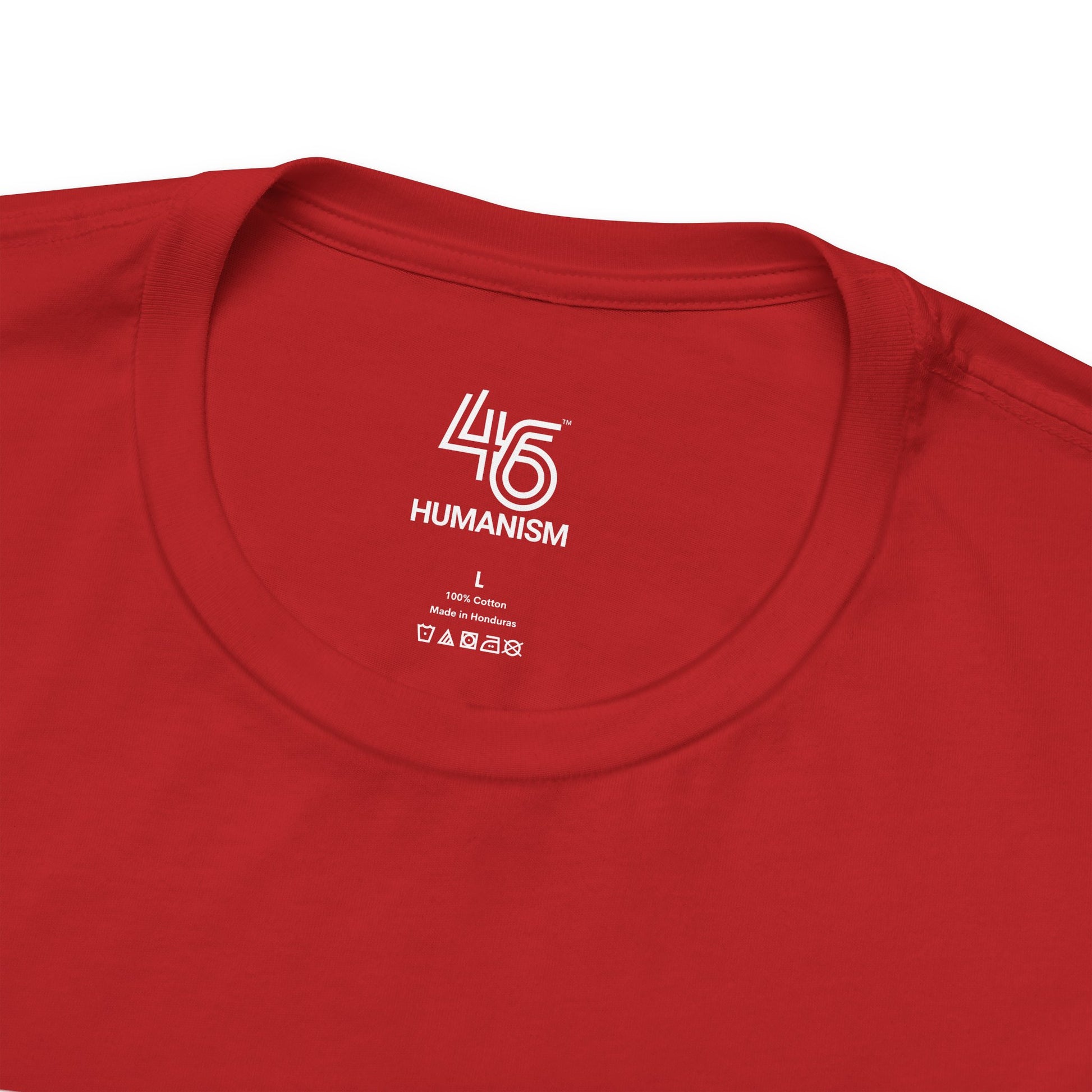 Humanism Unisex Tee - Short Sleeve Cotton Shirt, Casual Wear, Everyday Comfort
