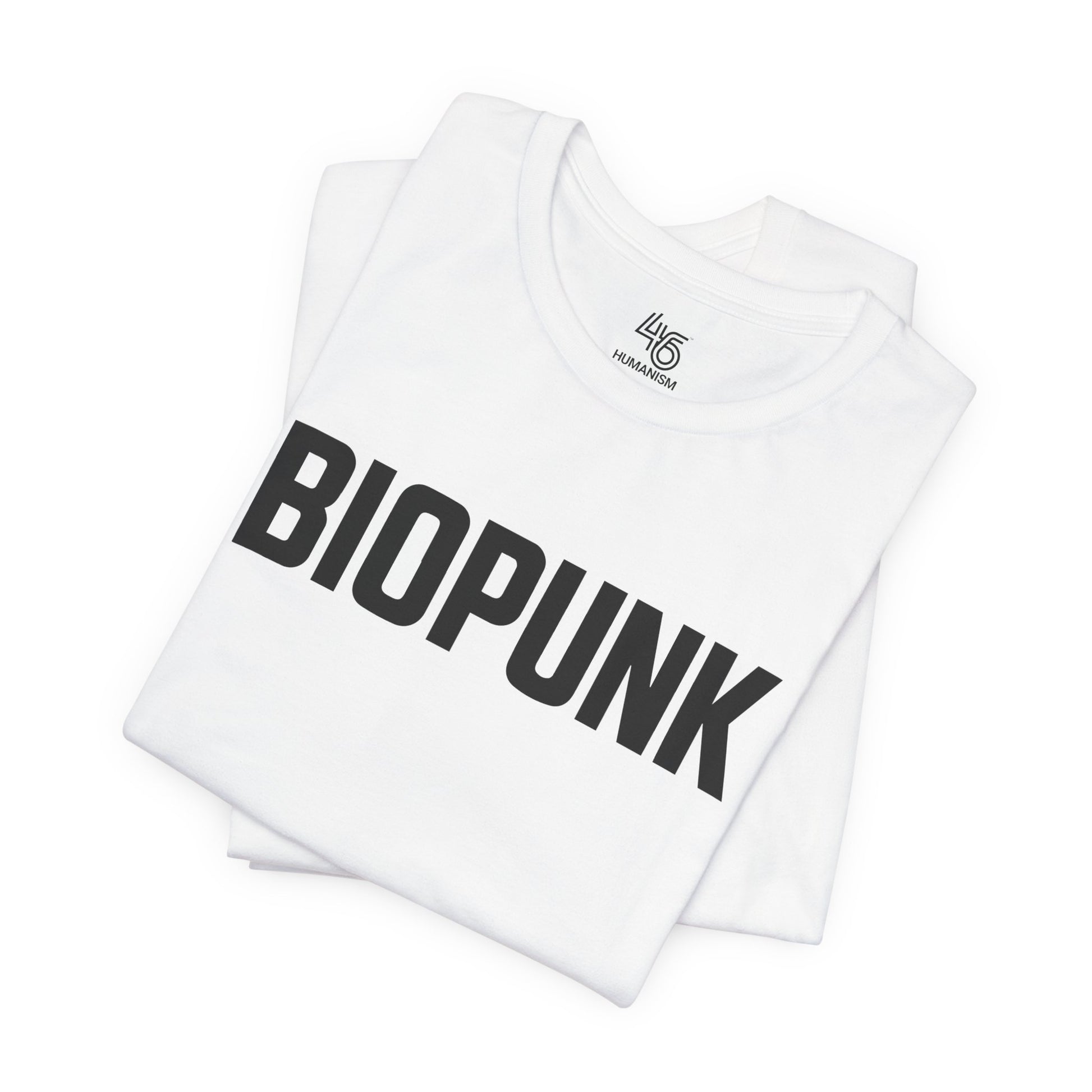 Biopunk Unisex Jersey Tee, Uniform of the disobedient.
