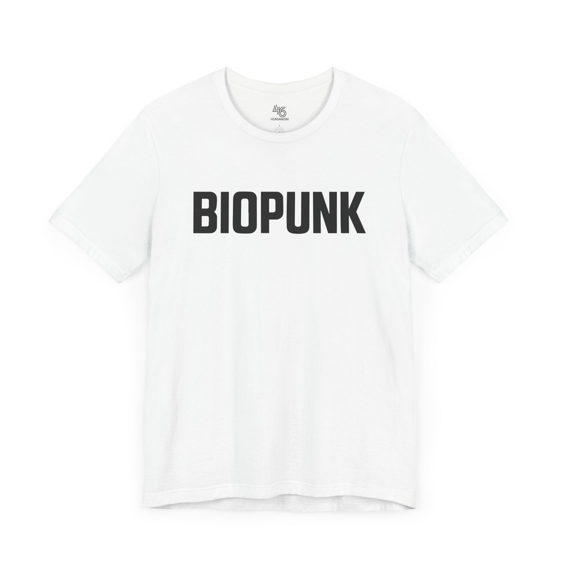 Biopunk Unisex Jersey Tee, Uniform of the disobedient.