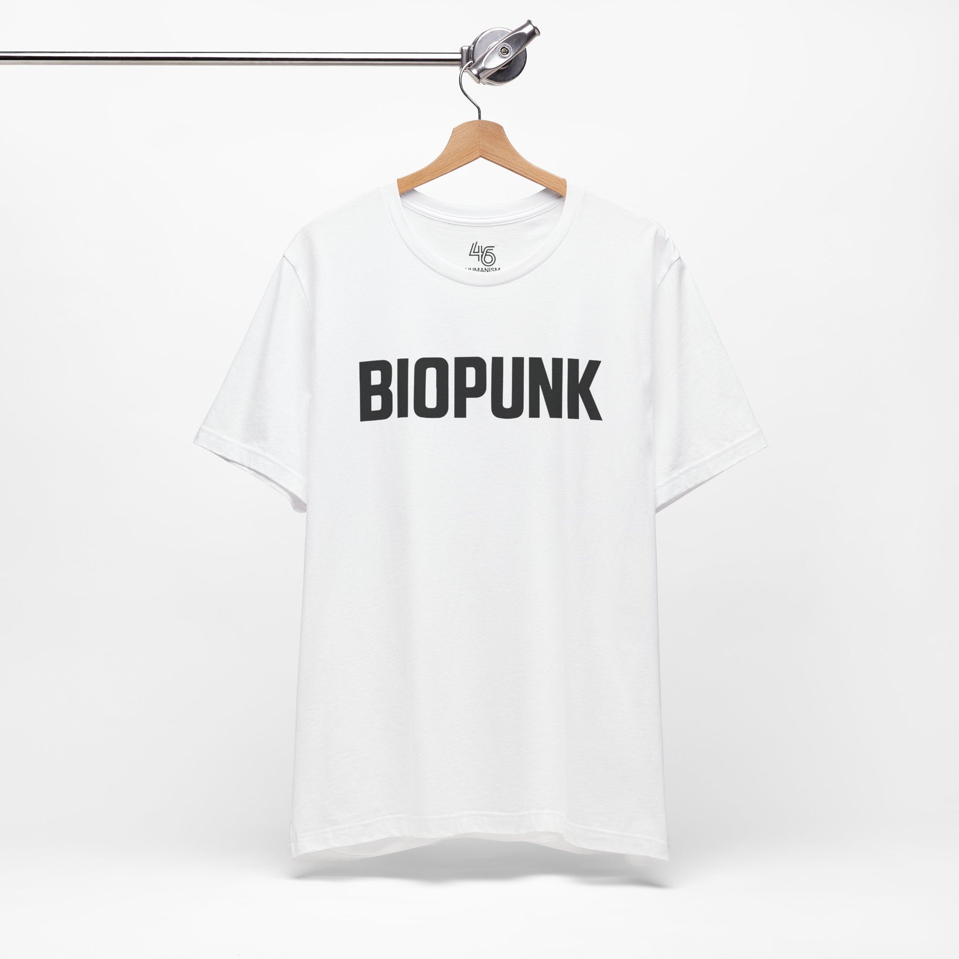 Biopunk Unisex Jersey Tee, Uniform of the disobedient.