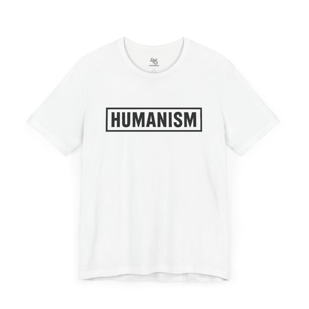 Humanism Unisex Tee - Short Sleeve Cotton Shirt, Casual Wear, Everyday Comfort